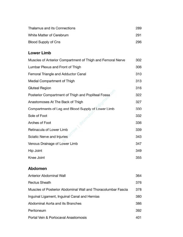 MARROW MBBS ANATOMY NOTES | MARROW MBBS ANATOMY NOTES - Image 6