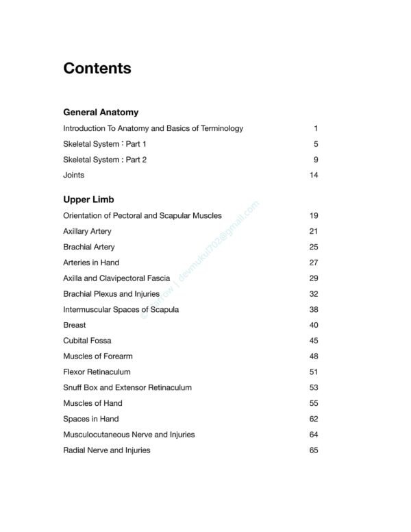 MARROW MBBS ANATOMY NOTES | MARROW MBBS ANATOMY NOTES - Image 3