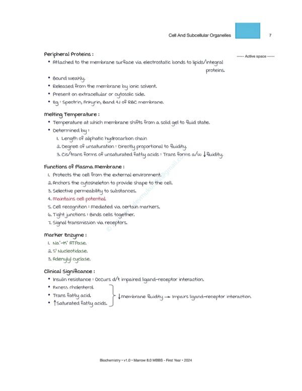 MARROW MBBS BIOCHEMISTRY NOTES | MARROW MBBS BIOCHEMISTRY NOTES - Image 7