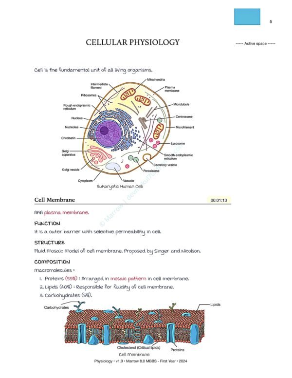 MARROW MBBS PHYSIOLOGY NOTES | MARROW MBBS PHYSIOLOGY NOTES - Image 9