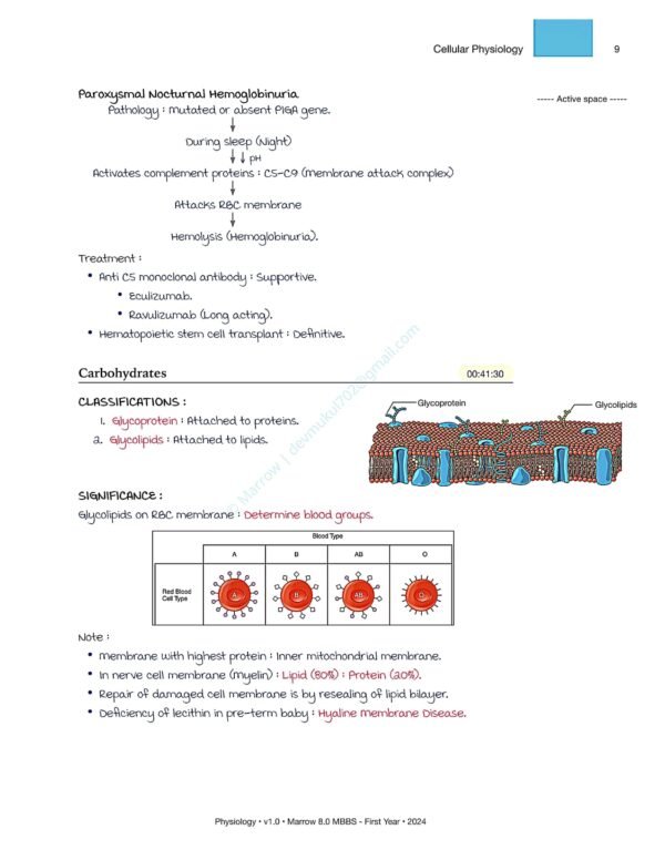 MARROW MBBS PHYSIOLOGY NOTES | MARROW MBBS PHYSIOLOGY NOTES - Image 3