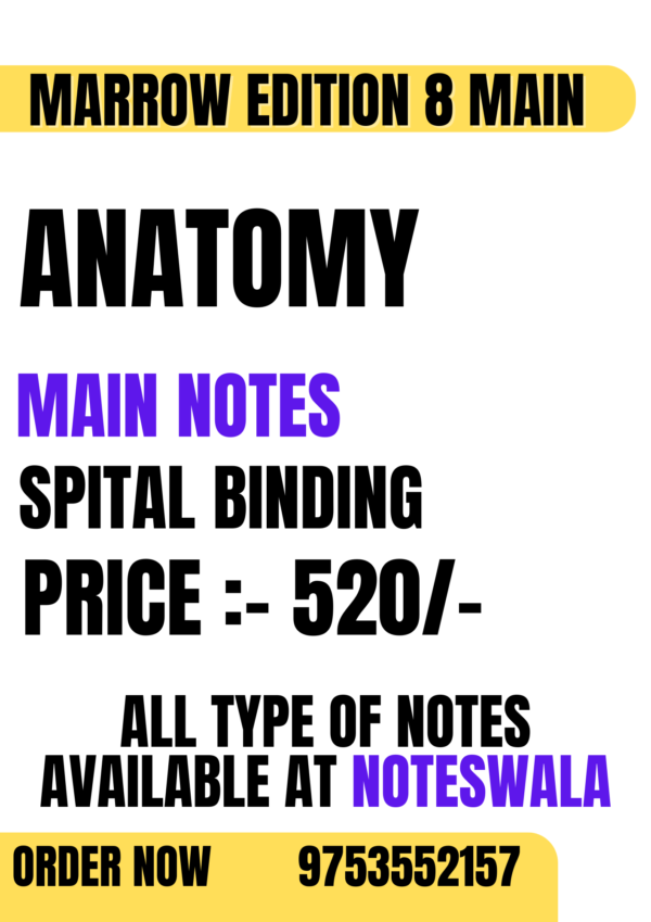 MARROW NEET PG ANATOMY