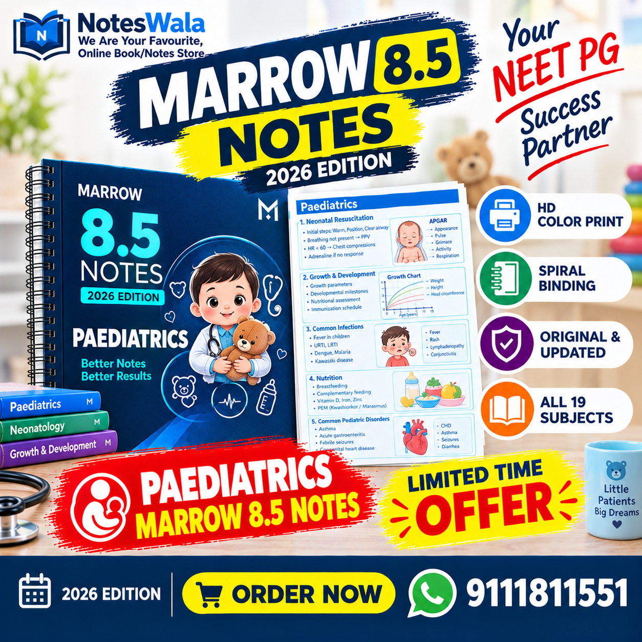 marrow 8.5 peadiatrics notes