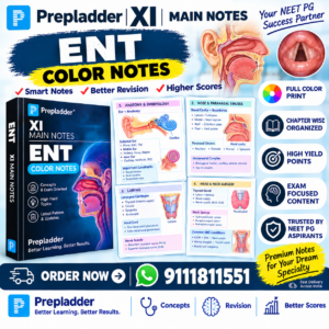 prepladder xi ent main notes