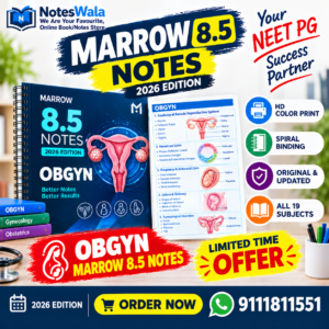 Marrow 8.5 Notes – OBG/Gynecology | NEET PG