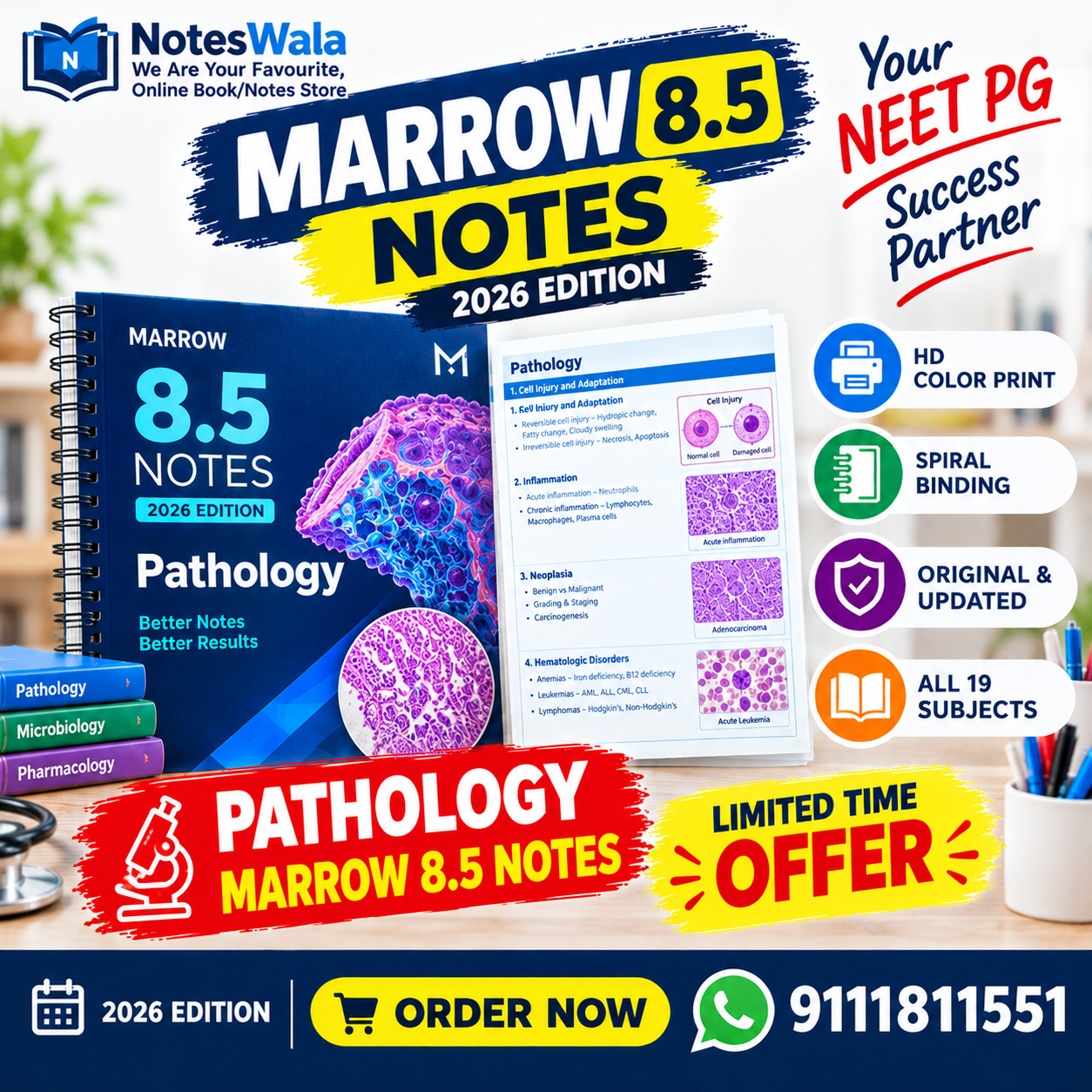 marrow 8.5 pathology notes
