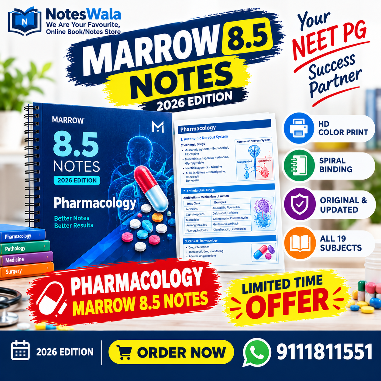 marrow 8.5 pharmacology notes