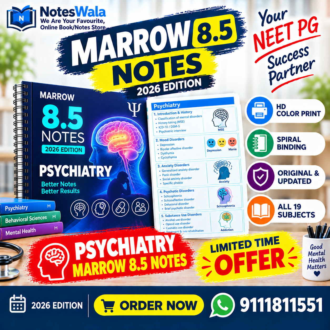 marrow 8.5 psychiatry notes