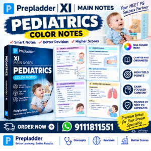 prepladder xi pediatrics main notes