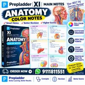 prepladder xi anatomy main notes