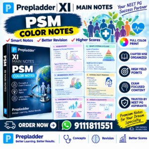 prepladder xi psm main notes